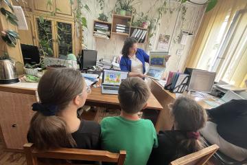 Беседа и показ видеоролика «Твоё безопасное лето»