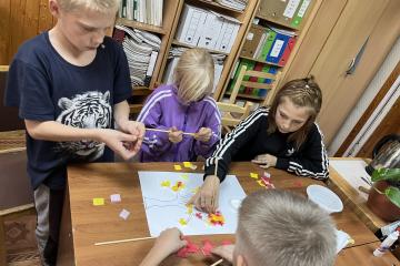 Мастер-классе «Осеннее дерево из салфеток»